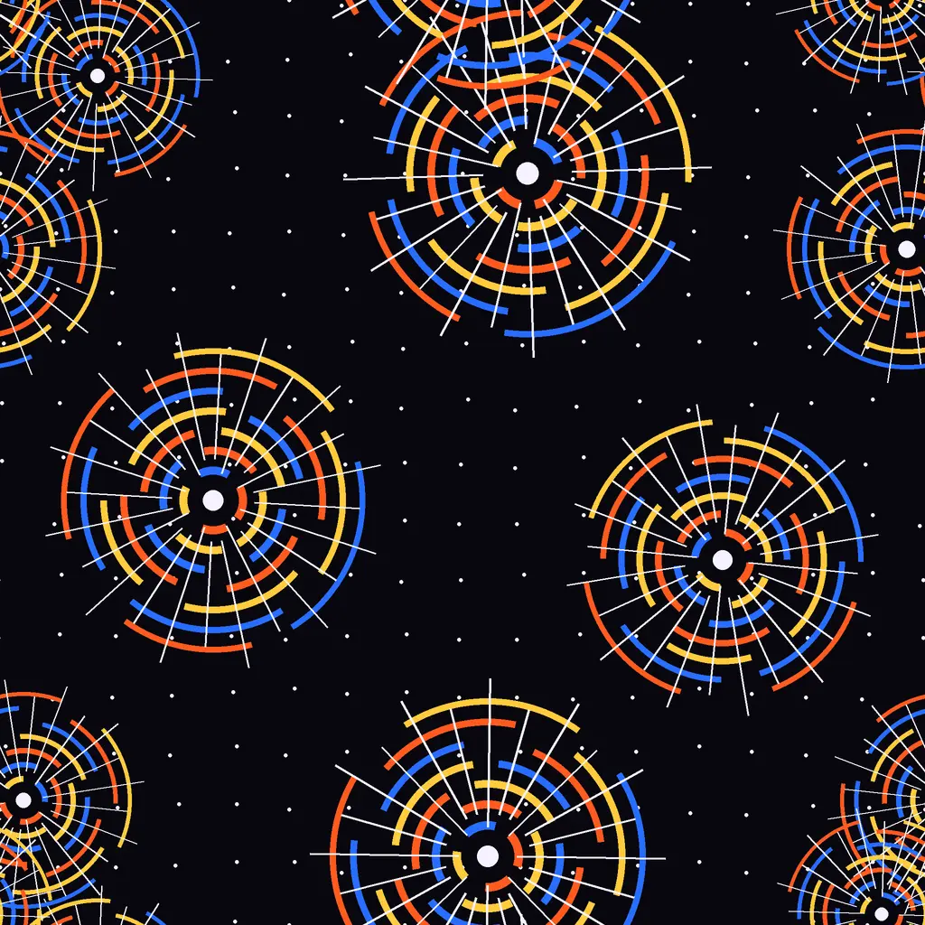 Ember Halo visually repeatable radial pattern preview